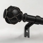 WIN4ALL Black Heavy Duty Curtain Rods For Windows 66 To 120 Inch, Curt... New. Price: $35.56.