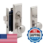 Segal 27600 Entry Door Mortise Lockset 2-1/2 In. Backset Single Cylinder New. Price: $159.97.
