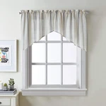 Chf Mckenzie Striped Window Kitchen Curtain Swag Pair, Rod Pocket, 27W X 30L Inc New. Price: $25.27.