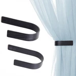 Wood Curtain Holdbacks - Set Of 2 Black Modern Farmhouse For Drapes,... New. Price: $25.04.