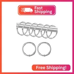 Tcmao Shower Curtain Hooks, Rustproof Decorative Rings Metal Roun New. Price: $16.94.