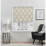 Exclusive Home Marseilles Damask 100% Blackout Roman Shade Natural Size 64"X27" New. Price: $15.99.