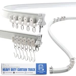 Aluminum Flexible Ceiling Curtain Track 3FT-6.6FT 2M Bendable Wall/cei New. Price: $67.59.