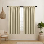Cucraf Blackout Curtains 54 Inches Long, Room Darkening Window Panels New. Price: $31.99.