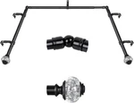 Usfook 3/4 Inch Bay Window Curtain Rods New. Price: $25.00.