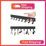 Yoanxong 2 Pack Key Holder For Wall, With 8 Hooks, No Drilling Require New. Price: $19.68.
