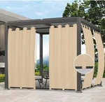 Easy-going Outdoor Curtains Waterproof Windproof Weatherproof For Patio, New. Price: $17.99.