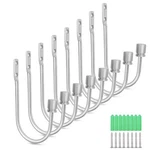 8 Pack Curtain Holdbacks, Hooks For Drapes Window Drapery, Wall Mount... New. Price: $31.79.