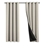 100% Blackout Curtains 106 Inch Length For Bedroom, Thick Noise Reduction The... New. Price: $81.31.