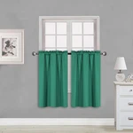 Elegant Home Short Panels Tiers Small Window Treatment Curtain Blackout 28" New. Price: $18.20.