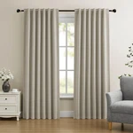Dreaming Casa 100% Blackout Curtains 84 Inches Long, Linen Textured Window Treat New. Price: $85.60.