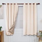 Inlinas Velvet Blackout Curtain - Luxurious Softness With Light Control, Ther... New. Price: $41.71.