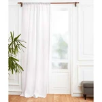 Solino Home Linen Curtain Single Panel Drapes With Rod Pocket For Living Room New. Price: $149.99.