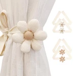 Srg 4PCS Curtain Tiebacks Boho Flower Holdbacks Simple Elegant Su... New. Price: $19.99.