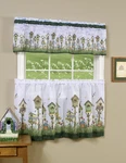 Achim Home Sweet 3-PIECE Curtain Tier & Valance Set 58X36 Light Filtering Open. Price: $15.49.