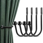 Holdbacks, 4PCS Curtains Holder Wall Mounted Drapery Tiebacks Retro W... New. Price: $20.71.