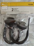 Style Selection Dark Oil Rubbed Bronze Metal Curtain Drapes Tiebacks New Pack. Price: $16.68.