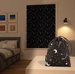 50X78 Sun Zero Blackout Lights Portable Travel Curtain Panel W/ Suction Cups Open. Price: $14.99.