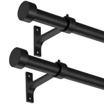 2-PACK Curtain For Windows 72-144",ADJUSTABLE Rods With Pr... New. Price: $93.78.