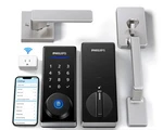 Philips Wi Door Lock Fingerprint Keypad DDL240X-1HBG-H-60/70 Nickel Open. Price: $149.99.
