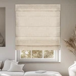 24"X72" Chicology Light Filtering Roman Shade Belgian Flax New. Price: $18.99.