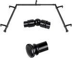 Bay Curtain Rods, 36 To 72 Inch Center For Window, 20 Side New. Price: $47.05.