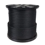 1/2 Inch Black Dacron Polyester Rope - 250 Foot Spool Solid Braid Industr... New. Price: $182.82.