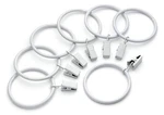Metal Curtain Clip Rings 2 Inch Interior Diameter Set Of 14 (white) New. Price: $15.87.