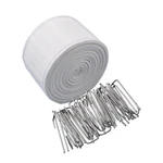 Increway Curtain Accessory METERS/10.9 Yards White Pinch Pleat Tape New. Price: $32.49.