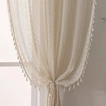 Wazzio Boho Curtains For Living Room Lace 84 Inches Long 2 Panel, Ro... New. Price: $66.40.