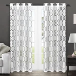 Exclusive Home Curtains EH7958-01 2-84G Rio Burnout Sheer Grommet Top New. Price: $44.81.