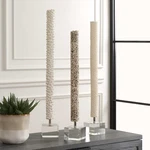 Uttermost 17869 Makira Set Of 3 Ceramic Sculptures New. Price: $504.00.