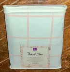 Decor Urban Square Grid White/blush Two Blackout Window Panels (42" X 84") New. Price: $29.99.