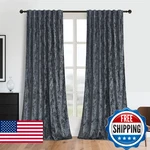 Gisewood Grey Velvet Curtains For Living Room Darkening B New. Price: $69.16.