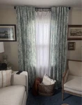 Nicole Miller Sea Foam Double Rod Pocket Curtains (96 X 52 In.) Lot Of Used. Price: $125.00.