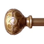 Sorrento 48-86 Inch Adjustable Curtain Rod Set, 5/8 Diameter Vintage ... New. Price: $46.18.
