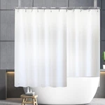 Yisure White Short Inch Shower Curtain For Clawfoot Tub, 180X60 Wrap Around New. Price: $39.88.