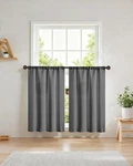 Short Blackout Window Curtain Rod Pocket Thermal Privacy Tiers 36 Inc... New. Price: $20.55.