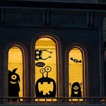10PCS Giant Halloween Window Clings Novelty Cute Wiggly #1 Monster New. Price: $20.23.
