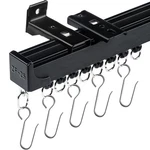 Mloqi Tracks Ceiling Wall Mounted With Soundproof Strips, Curtains Tr... New. Price: $35.81.