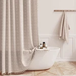 Bttn Boho Stall Shower Curtain, 36X72 Narrow Linen Ultra Thick Fabric Tassel ... New. Price: $34.37.