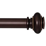 Simewin Bronze Curtain Rods For Windows 66 To Inches 28"-120", New. Price: $45.90.