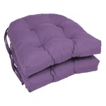 Blazing Needles Solid Twill U-shaped Tufted Chair Cushions Set Of 2 16 Grape New. Price: $62.44.