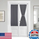 Nicetown Classroom Door Curtain Blackout Thermal French Window Panel Grey New. Price: $33.10.