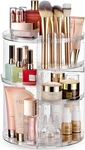 Masirs, Rotating Makeup Organizer - Adjustable Shelf Height And Fully Clear New. Price: $24.64.