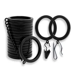 Blasthome Luxury Curtain Rings Premium Metal With Quiet, Smooth, New. Price: $57.83.