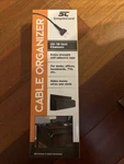J Desk Cable Organizer By Simplecord - 5 Pieces Black Channels New. Price: $25.00.