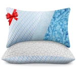 Wolki Queen Size Pillows Set Of 2 Shredded Memory Foam Pack, Adjust... New. Price: $52.39.