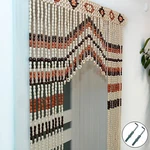 Wooden Beads Doorway Curtain, Curtains, Home Design, String Boho New. Price: $148.00.