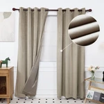 Inlinas 52W 96L Inch Velvet Blackout Curtain - Luxurious Softness With Ligh... New. Price: $68.93.
